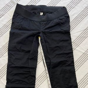 Old Navy Maternity Capris Black - 2 pair